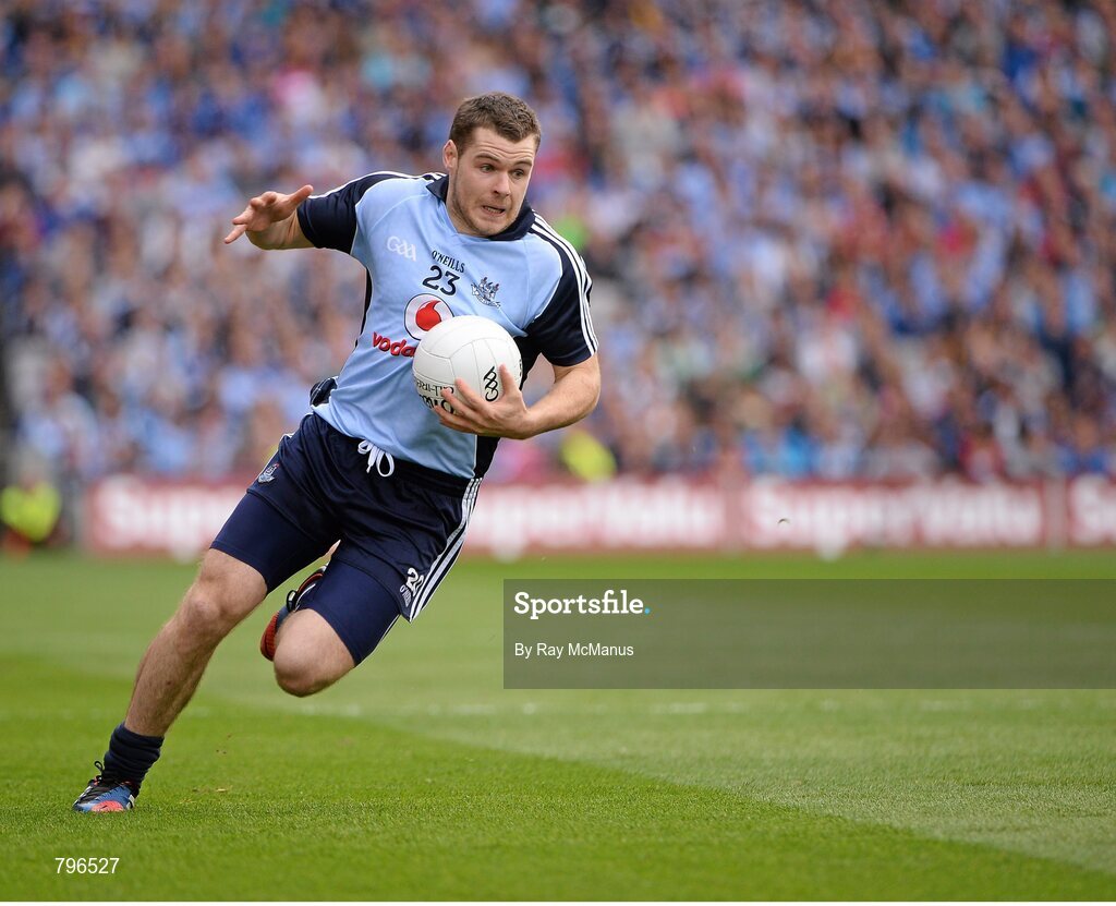 1 September 2013; Kevin McManamon, Dublin. GAA Football All-Ireland Senior Championship, Semi-Final, Dublin v Kerry, Croke Park, Dublin. Picture credit: Ray McManus / SPORTSFILE