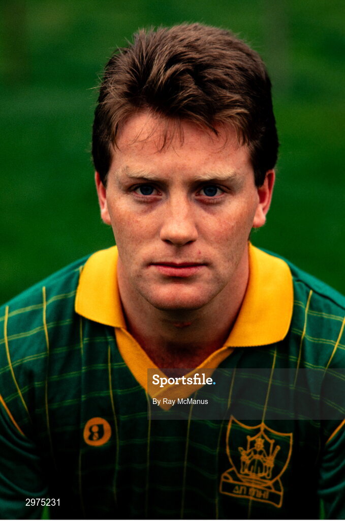 6 September 1988; Des Lane of Meath poses for a portrait during the Meath Football Press Night in Dalgan Park in Meath ahead of the All-Ireland Senior Football Final match between Meath and Cork. Photo by Ray McManus/Sportsfile