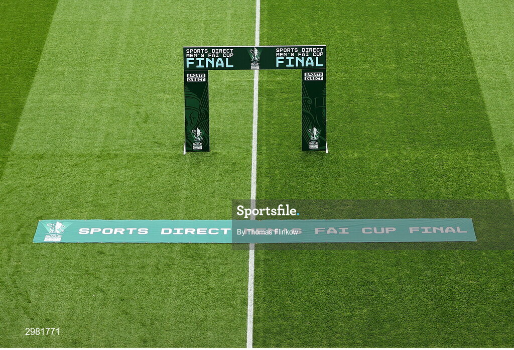 10 November 2024; A general view before the Sports Direct Men's FAI Cup Final match between Drogheda United and Derry City at the Aviva Stadium in Dublin. Photo by Thomas Flinkow/Sportsfile
