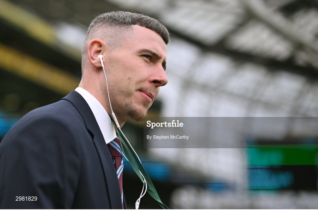 10 November 2024; Drogheda United goalkeeper Luke Dennison walks the pitch before the Sports Direct Men's FAI Cup Final match between Drogheda United and Derry City at the Aviva Stadium in Dublin. Photo by Stephen McCarthy/Sportsfile