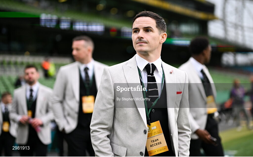 10 November 2024; Ciarán Coll of Derry City during the Sports Direct Men's FAI Cup Final match between Drogheda United and Derry City at the Aviva Stadium in Dublin. Photo by Stephen McCarthy/Sportsfile