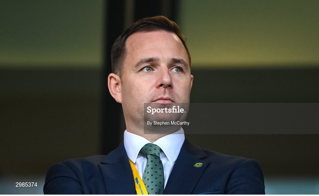10 November 2024; League of Ireland director Mark Scanlon during the Sports Direct Men's FAI Cup Final match between Drogheda United and Derry City at the Aviva Stadium in Dublin. Photo by Stephen McCarthy/Sportsfile