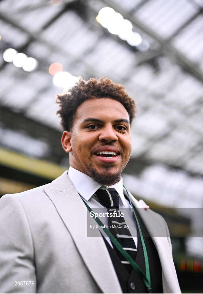 10 November 2024; Derry City goalkeeper Arlo Doherty before the Sports Direct Men's FAI Cup Final match between Drogheda United and Derry City at the Aviva Stadium in Dublin. Photo by Stephen McCarthy/Sportsfile
