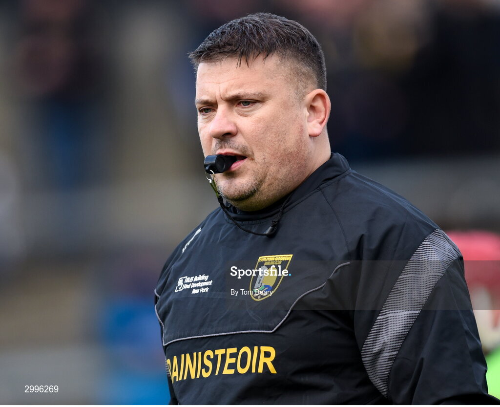 17 November 2024; Castletown Geoghegan manager Alan Mangan before the AIB Leinster GAA Senior Club Hurling Championship quarter-final match between Castletown Geoghegan and Thomastown at TEG Cusack Park in Mullingar, Westmeath. Photo by Tom Beary/Sportsfile