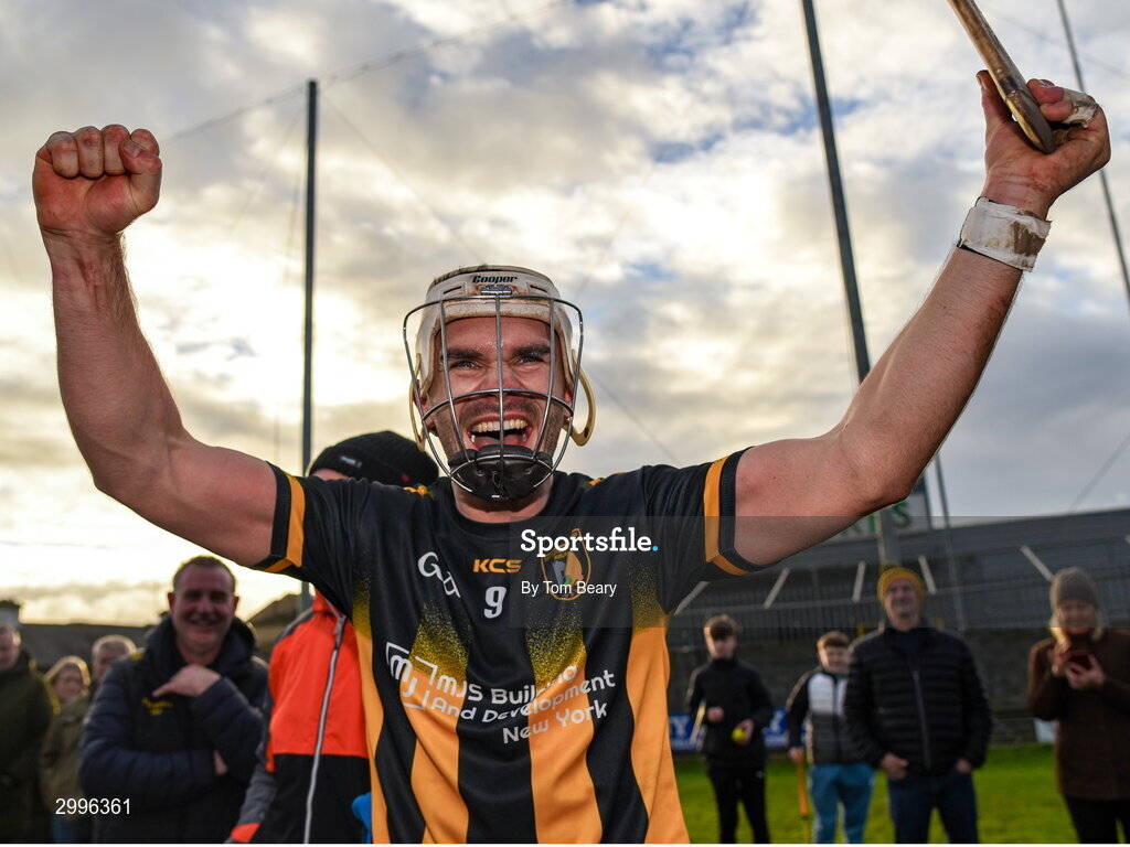 17 November 2024; Shane Clavin of Castletown Geoghegan after his side's victory in the AIB Leinster GAA Senior Club Hurling Championship quarter-final match between Castletown Geoghegan and Thomastown at TEG Cusack Park in Mullingar, Westmeath. Photo by Tom Beary/Sportsfile
