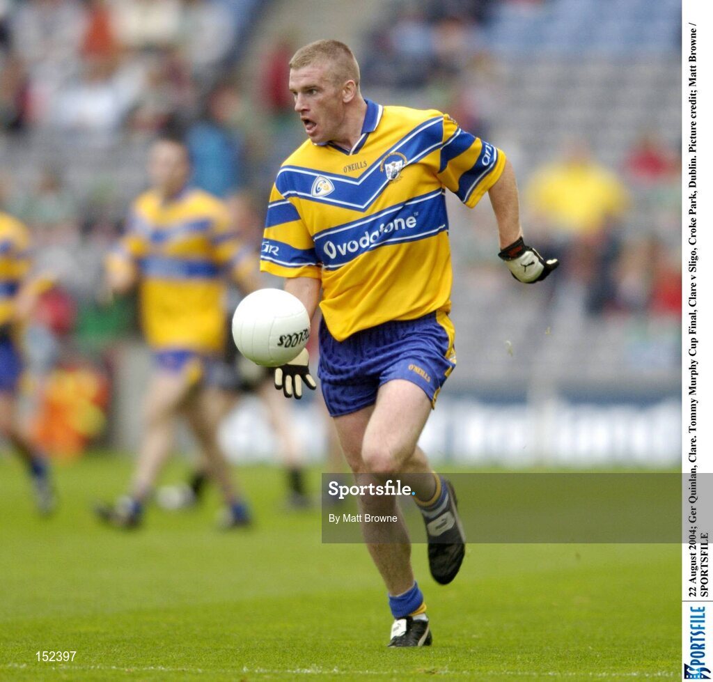 22 August 2004; Ger Quinlan, Clare. Tommy Murphy Cup Final, Clare v Sligo, Croke Park, Dublin. Picture credit; Matt Browne / SPORTSFILE