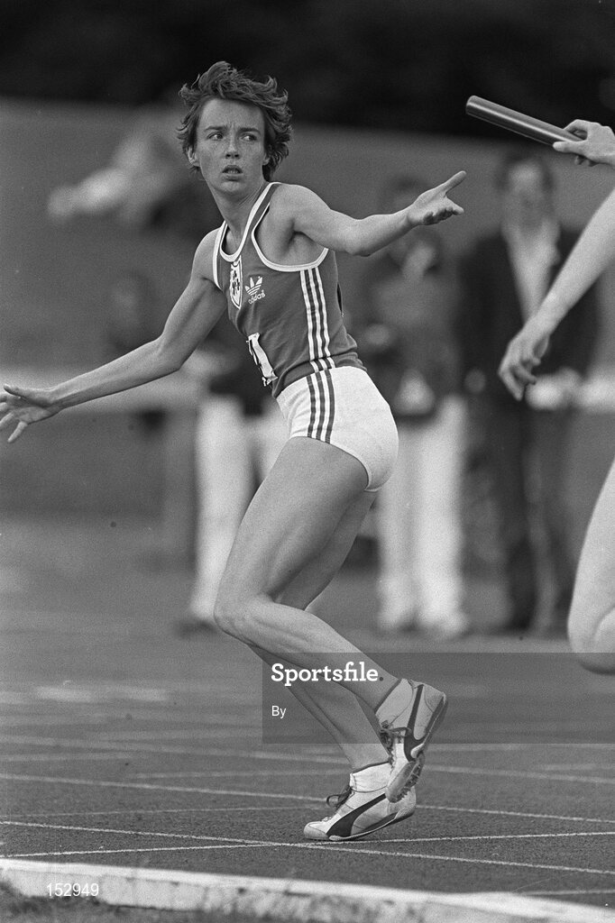 2 August 1984; Caroline O'Shea. Athletics. Picture credit;  Ray McManus / SPORTSFILE