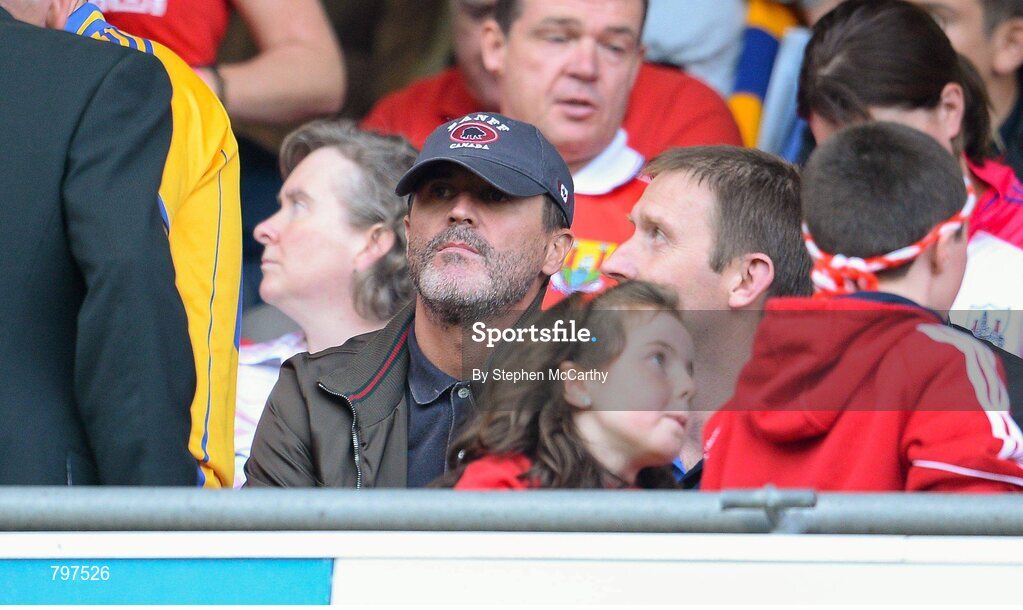 28 September 2013; Former Republic of Ireland captain Roy Keane. GAA Hurling All-Ireland Senior Championship Final Replay, Cork v Clare, Croke Park, Dublin. Picture credit: Stephen McCarthy / SPORTSFILE