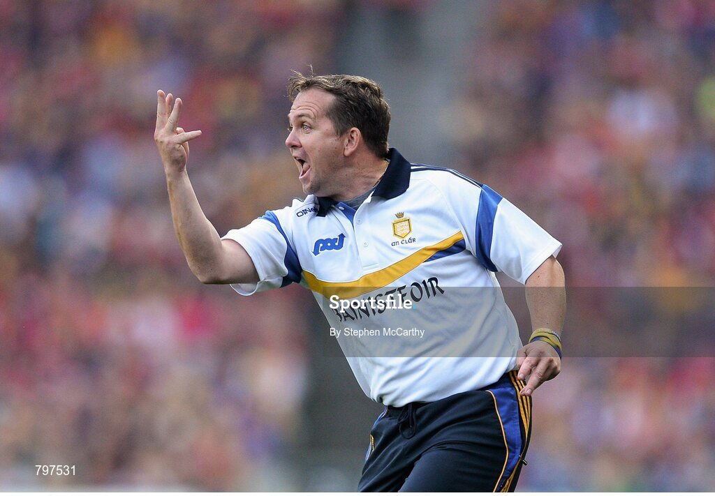 28 September 2013; Clare manager Davy Fitzgerald. GAA Hurling All-Ireland Senior Championship Final Replay, Cork v Clare, Croke Park, Dublin. Picture credit: Stephen McCarthy / SPORTSFILE