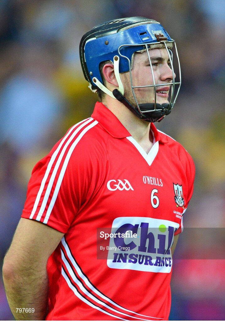 28 September 2013; A dejected Christopher Joyce, Cork, after the game. GAA Hurling All-Ireland Senior Championship Final Replay, Cork v Clare, Croke Park, Dublin. Picture credit: Barry Cregg / SPORTSFILE