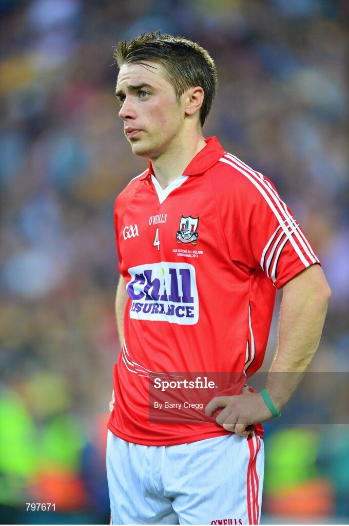 28 September 2013; A dejected Conor O'Sullivan, Cork, after the game. GAA Hurling All-Ireland Senior Championship Final Replay, Cork v Clare, Croke Park, Dublin. Picture credit: Barry Cregg / SPORTSFILE