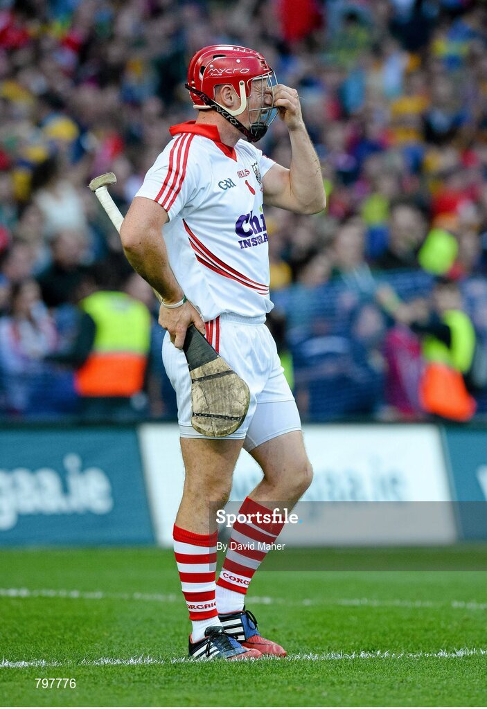 28 September 2013; A disappointed Anthony Nash, Cork, at the end of the game. GAA Hurling All-Ireland Senior Championship Final Replay, Cork v Clare, Croke Park, Dublin. Picture credit: David Maher / SPORTSFILE
