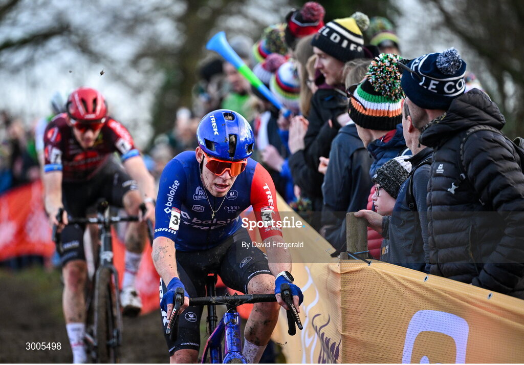 1 December 2024; Pim Ronhaar of Netherlands during the Men's Elite race at the UCI Cyclo-cross World Cup on the Sport Ireland Campus in Dublin. Photo by David Fitzgerald/Sportsfile