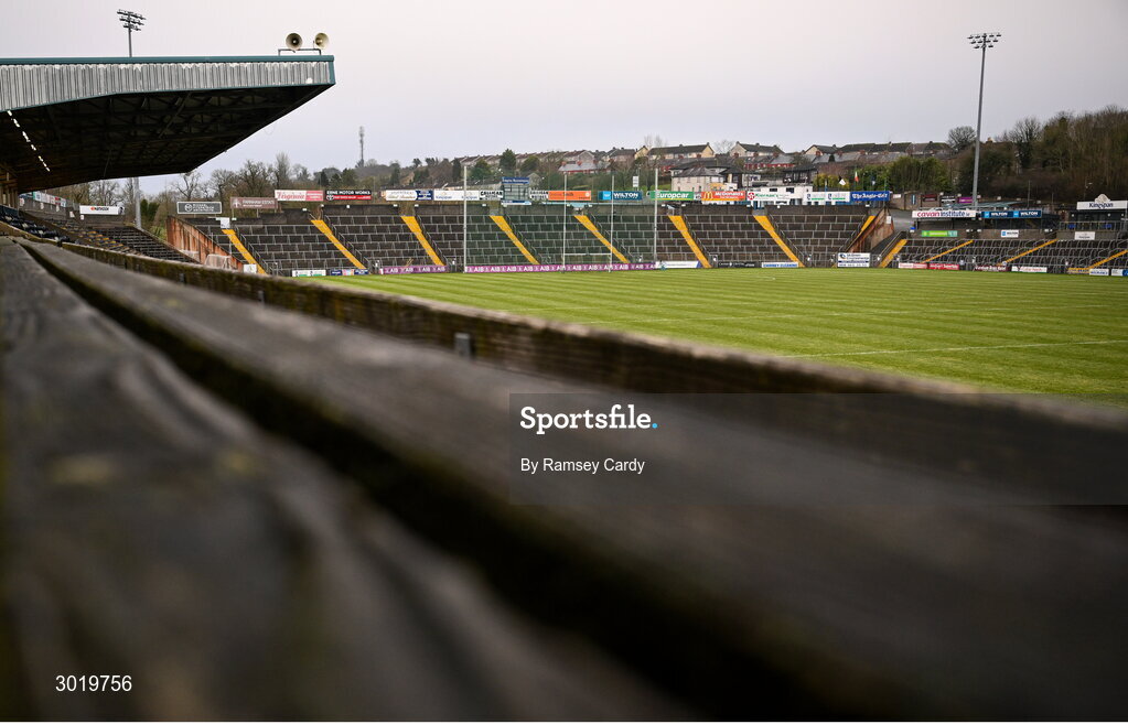 11 January 2025; A general view before the AIB GAA Football All-Ireland Senior Club Championship semi-final match between Coolera-Strandhill and Cuala at Kingspan Breffni Park in Cavan. Photo by Ramsey Cardy/Sportsfile