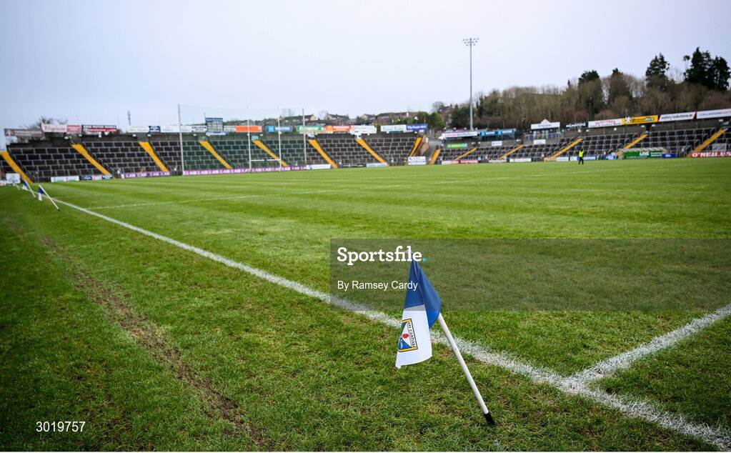 11 January 2025; A general view before the AIB GAA Football All-Ireland Senior Club Championship semi-final match between Coolera-Strandhill and Cuala at Kingspan Breffni Park in Cavan. Photo by Ramsey Cardy/Sportsfile