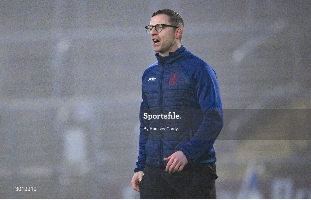 11 January 2025; Cuala manager Austin O'Malley before the AIB GAA Football All-Ireland Senior Club Championship semi-final match between Coolera-Strandhill and Cuala at Kingspan Breffni Park in Cavan. Photo by Ramsey Cardy/Sportsfile