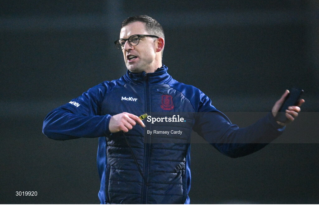 11 January 2025; Cuala manager Austin O'Malley before the AIB GAA Football All-Ireland Senior Club Championship semi-final match between Coolera-Strandhill and Cuala at Kingspan Breffni Park in Cavan. Photo by Ramsey Cardy/Sportsfile