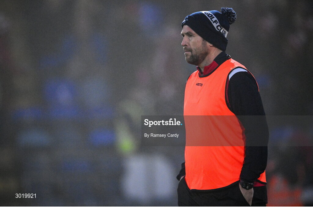11 January 2025; Coolera-Strandhill manager John McPartland before the AIB GAA Football All-Ireland Senior Club Championship semi-final match between Coolera-Strandhill and Cuala at Kingspan Breffni Park in Cavan. Photo by Ramsey Cardy/Sportsfile