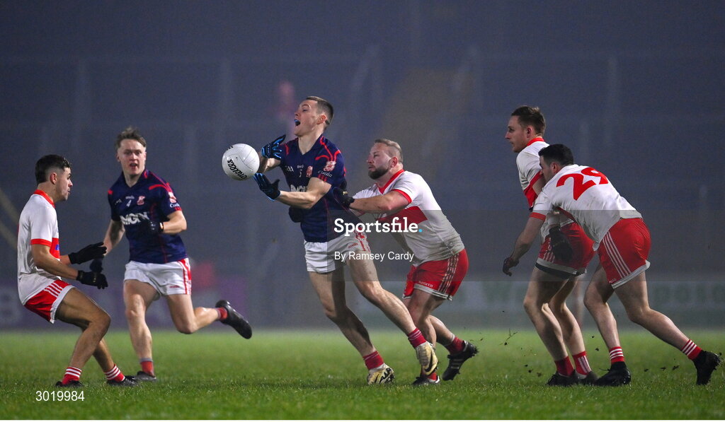 11 January 2025; Con O'Callaghan of Cuala during the AIB GAA Football All-Ireland Senior Club Championship semi-final match between Coolera-Strandhill and Cuala at Kingspan Breffni Park in Cavan. Photo by Ramsey Cardy/Sportsfile