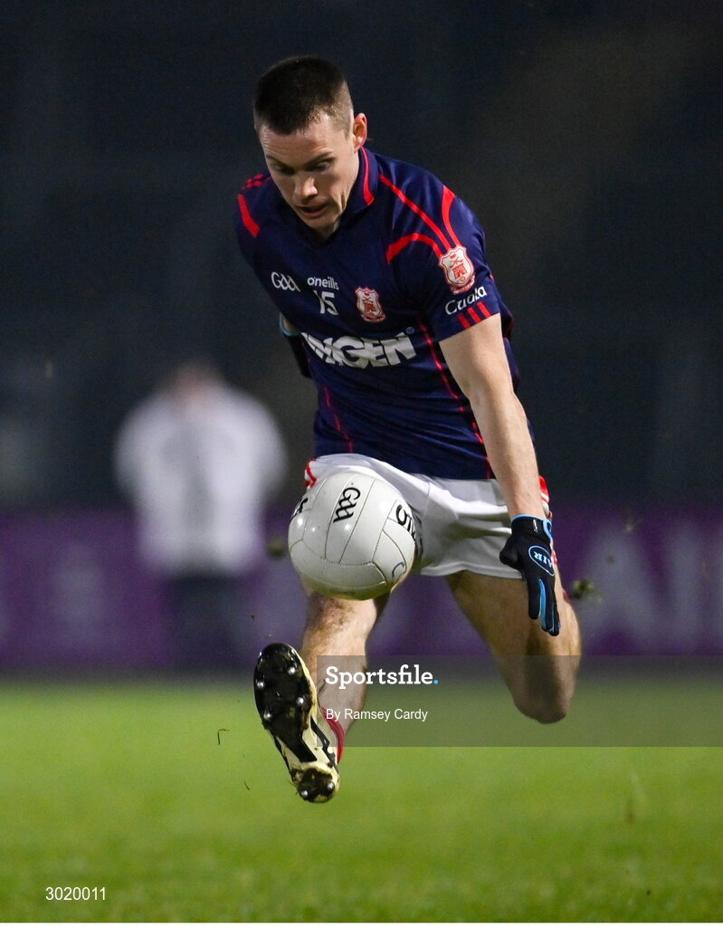 11 January 2025; Con O'Callaghan of Cuala during the AIB GAA Football All-Ireland Senior Club Championship semi-final match between Coolera-Strandhill and Cuala at Kingspan Breffni Park in Cavan. Photo by Ramsey Cardy/Sportsfile