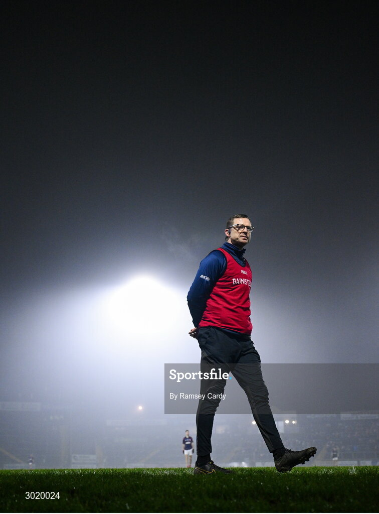 11 January 2025; Cuala manager Austin O'Malley during the AIB GAA Football All-Ireland Senior Club Championship semi-final match between Coolera-Strandhill and Cuala at Kingspan Breffni Park in Cavan. Photo by Ramsey Cardy/Sportsfile