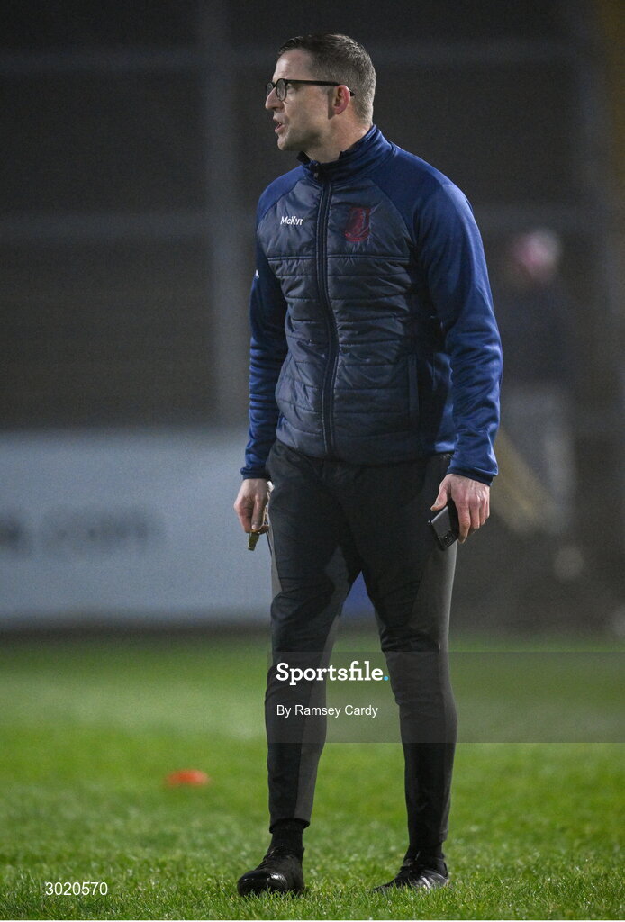 11 January 2025; Cuala manager Austin O'Malley during the AIB GAA Football All-Ireland Senior Club Championship semi-final match between Coolera-Strandhill and Cuala at Kingspan Breffni Park in Cavan. Photo by Ramsey Cardy/Sportsfile