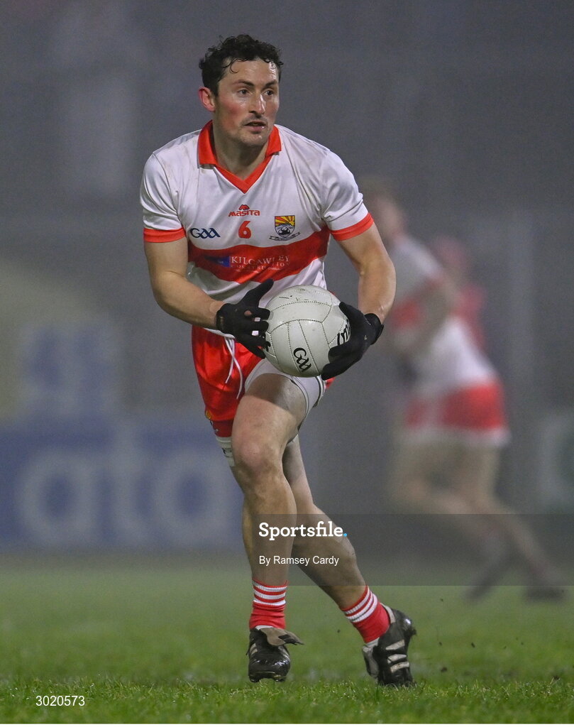 11 January 2025; Ross O'Carroll of Coolera-Strandhill during the AIB GAA Football All-Ireland Senior Club Championship semi-final match between Coolera-Strandhill and Cuala at Kingspan Breffni Park in Cavan. Photo by Ramsey Cardy/Sportsfile