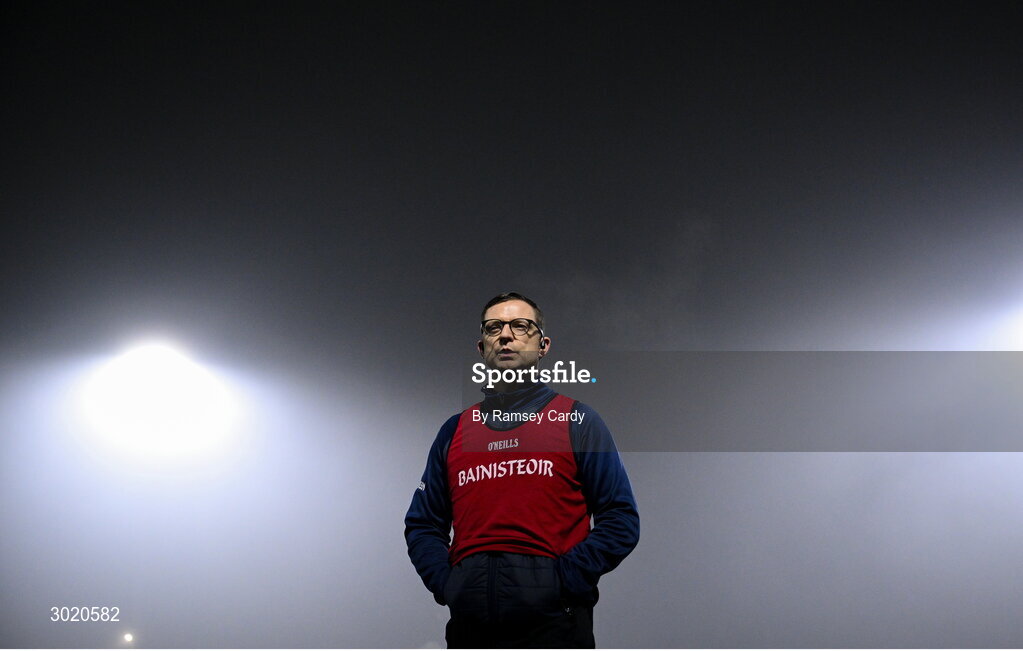 11 January 2025; Cuala manager Austin O'Malley during the AIB GAA Football All-Ireland Senior Club Championship semi-final match between Coolera-Strandhill and Cuala at Kingspan Breffni Park in Cavan. Photo by Ramsey Cardy/Sportsfile