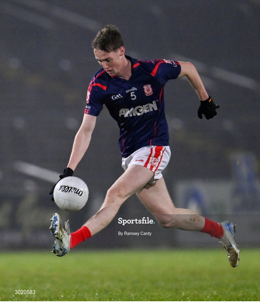 11 January 2025; Eoin Kennedy of Cuala during the AIB GAA Football All-Ireland Senior Club Championship semi-final match between Coolera-Strandhill and Cuala at Kingspan Breffni Park in Cavan. Photo by Ramsey Cardy/Sportsfile