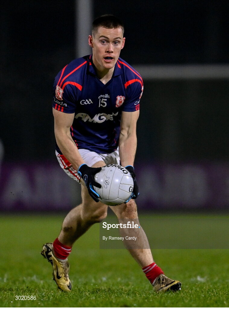 11 January 2025; Con O'Callaghan of Cuala during the AIB GAA Football All-Ireland Senior Club Championship semi-final match between Coolera-Strandhill and Cuala at Kingspan Breffni Park in Cavan. Photo by Ramsey Cardy/Sportsfile