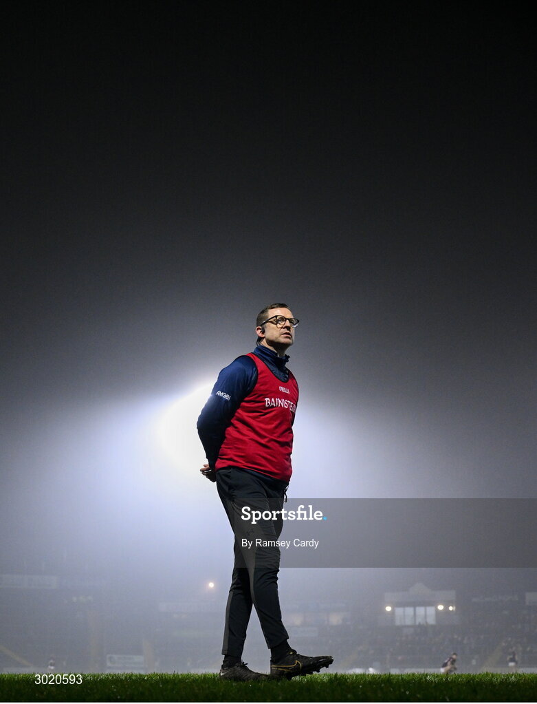 11 January 2025; Cuala manager Austin O'Malley during the AIB GAA Football All-Ireland Senior Club Championship semi-final match between Coolera-Strandhill and Cuala at Kingspan Breffni Park in Cavan. Photo by Ramsey Cardy/Sportsfile