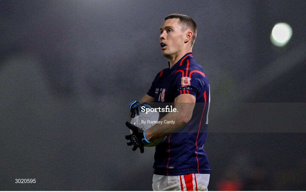 11 January 2025; Con O'Callaghan of Cuala during the AIB GAA Football All-Ireland Senior Club Championship semi-final match between Coolera-Strandhill and Cuala at Kingspan Breffni Park in Cavan. Photo by Ramsey Cardy/Sportsfile