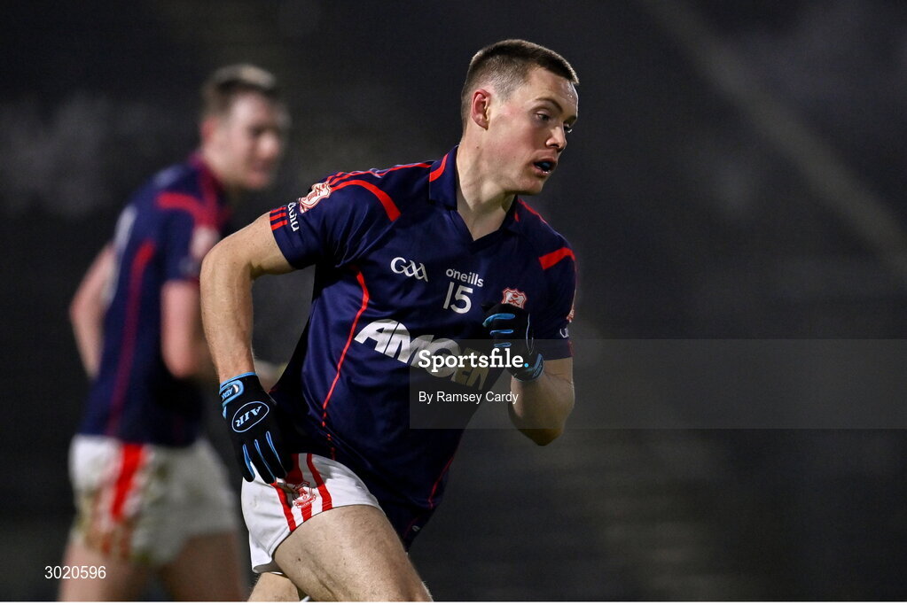 11 January 2025; Con O'Callaghan of Cuala during the AIB GAA Football All-Ireland Senior Club Championship semi-final match between Coolera-Strandhill and Cuala at Kingspan Breffni Park in Cavan. Photo by Ramsey Cardy/Sportsfile