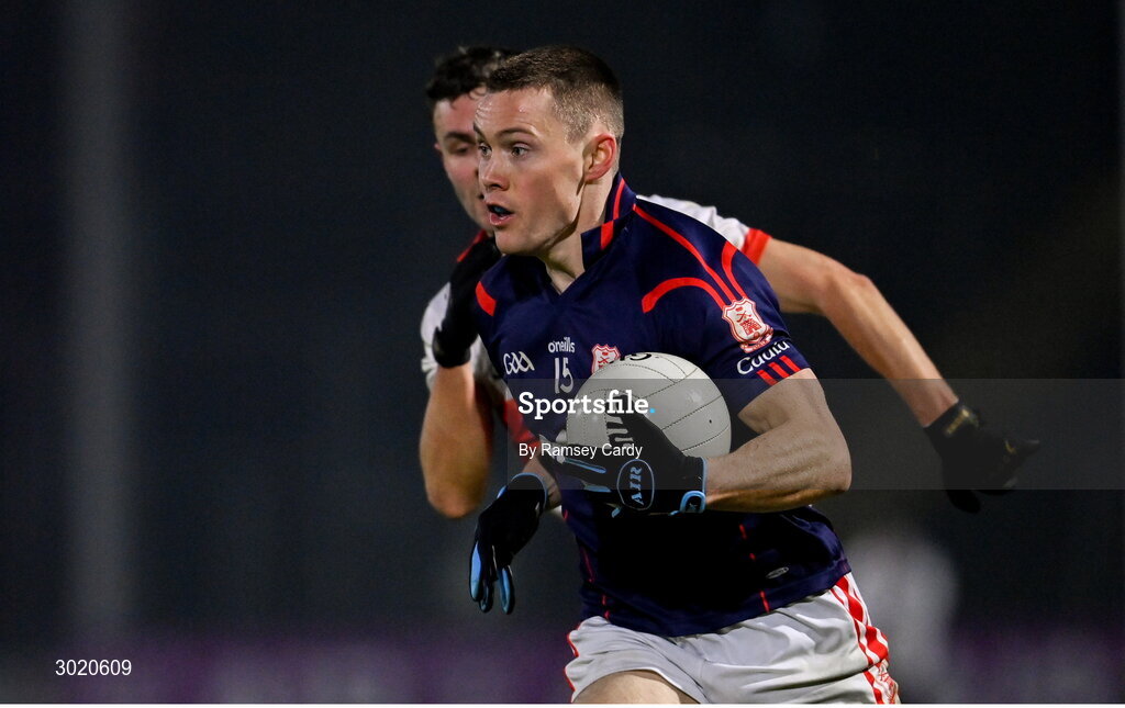 11 January 2025; Con O'Callaghan of Cuala during the AIB GAA Football All-Ireland Senior Club Championship semi-final match between Coolera-Strandhill and Cuala at Kingspan Breffni Park in Cavan. Photo by Ramsey Cardy/Sportsfile