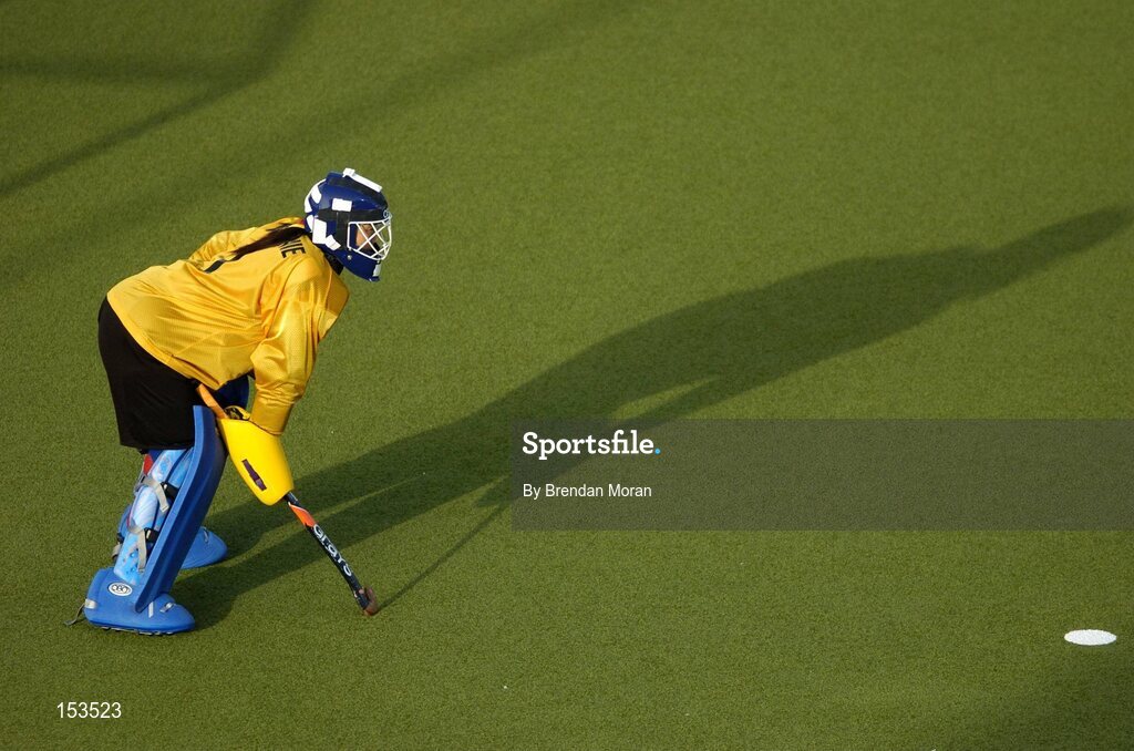 26 August 2004; Nie Yali, China. Bronze Medal Match, Argentina v China, Olympic Hockey Centre, Helliniko Sports Complex. Games of the XXVIII Olympiad, Athens Summer Olympics Games 2004, Athens, Greece. Picture credit; Brendan Moran / SPORTSFILE