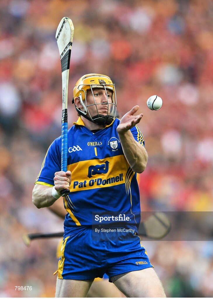 28 September 2013; Clare goalkeeper Patrick Kelly. GAA Hurling All-Ireland Senior Championship Final Replay, Cork v Clare, Croke Park, Dublin. Picture credit: Stephen McCarthy / SPORTSFILE