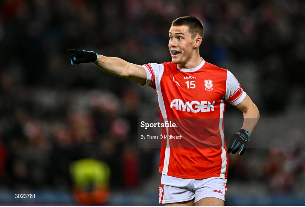 19 January 2025; Con O'Callaghan of Cuala during the AIB GAA Football All-Ireland Senior Club Championship final match between Cuala and Errigal Ciarán at Croke Park in Dublin. Photo by Piaras Ó Mídheach/Sportsfile