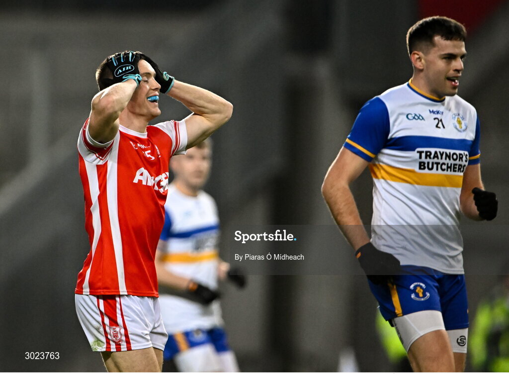 19 January 2025; Con O'Callaghan of Cuala celebrates after his side's victory in the AIB GAA Football All-Ireland Senior Club Championship final match between Cuala and Errigal Ciarán at Croke Park in Dublin. Photo by Piaras Ó Mídheach/Sportsfile