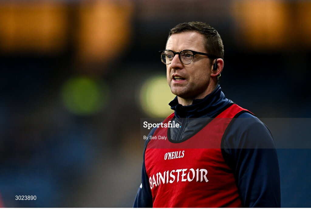 19 January 2025; Cuala manager Austin O'Malley during the AIB GAA Football All-Ireland Senior Club Championship final match between Cuala and Errigal Ciarán at Croke Park in Dublin. Photo by Seb Daly/Sportsfile