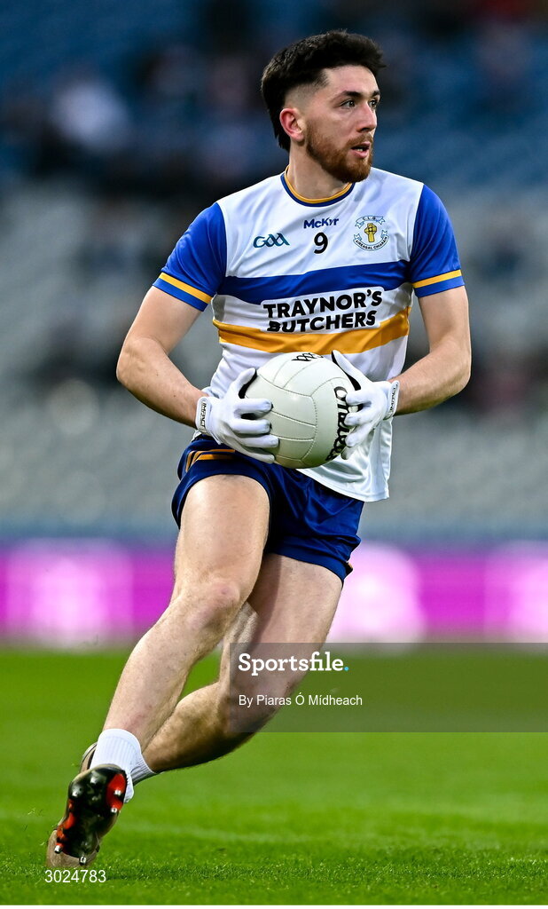 19 January 2025; Joe Oguz of Errigal Ciarán during the AIB GAA Football All-Ireland Senior Club Championship final match between Cuala and Errigal Ciarán at Croke Park in Dublin. Photo by Piaras Ó Mídheach/Sportsfile