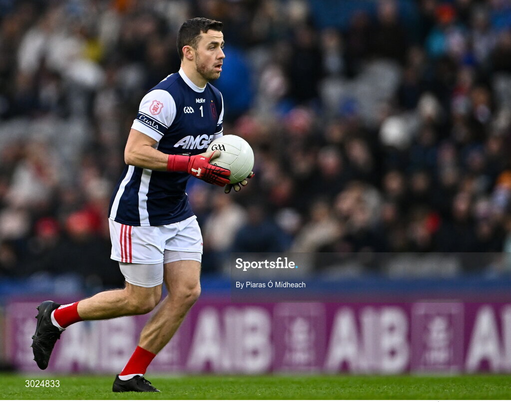 19 January 2025; Cuala goalkeeper Ryan Scollard during the AIB GAA Football All-Ireland Senior Club Championship final match between Cuala and Errigal Ciarán at Croke Park in Dublin. Photo by Piaras Ó Mídheach/Sportsfile