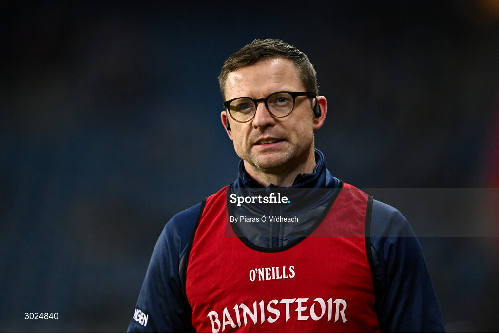 19 January 2025; Cuala manager Austin O'Malley during the AIB GAA Football All-Ireland Senior Club Championship final match between Cuala and Errigal Ciarán at Croke Park in Dublin. Photo by Piaras Ó Mídheach/Sportsfile