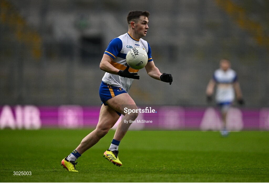 19 January 2025; Ruairi Canavan of Errigal Ciarán during the AIB GAA Football All-Ireland Senior Club Championship final match between Cuala and Errigal Ciarán at Croke Park in Dublin. Photo by Ben McShane/Sportsfile