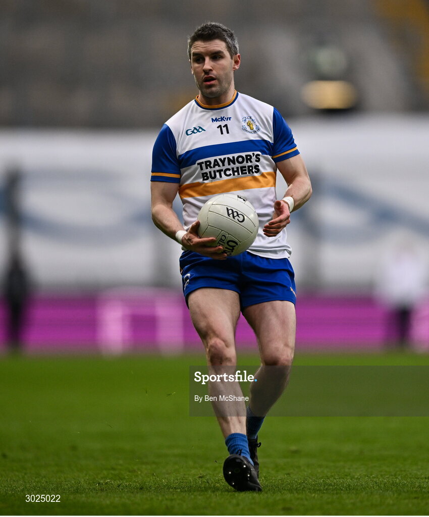 19 January 2025; Thomas Canavan of Errigal Ciarán during the AIB GAA Football All-Ireland Senior Club Championship final match between Cuala and Errigal Ciarán at Croke Park in Dublin. Photo by Ben McShane/Sportsfile
