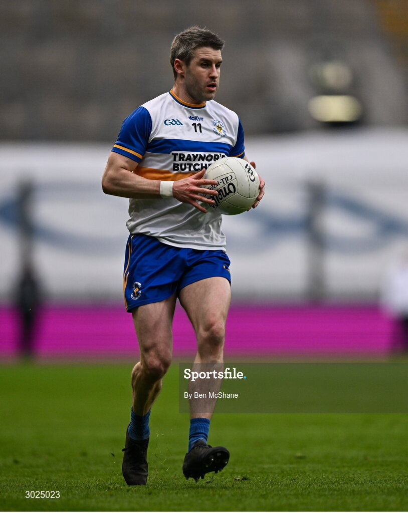 19 January 2025; Thomas Canavan of Errigal Ciarán during the AIB GAA Football All-Ireland Senior Club Championship final match between Cuala and Errigal Ciarán at Croke Park in Dublin. Photo by Ben McShane/Sportsfile