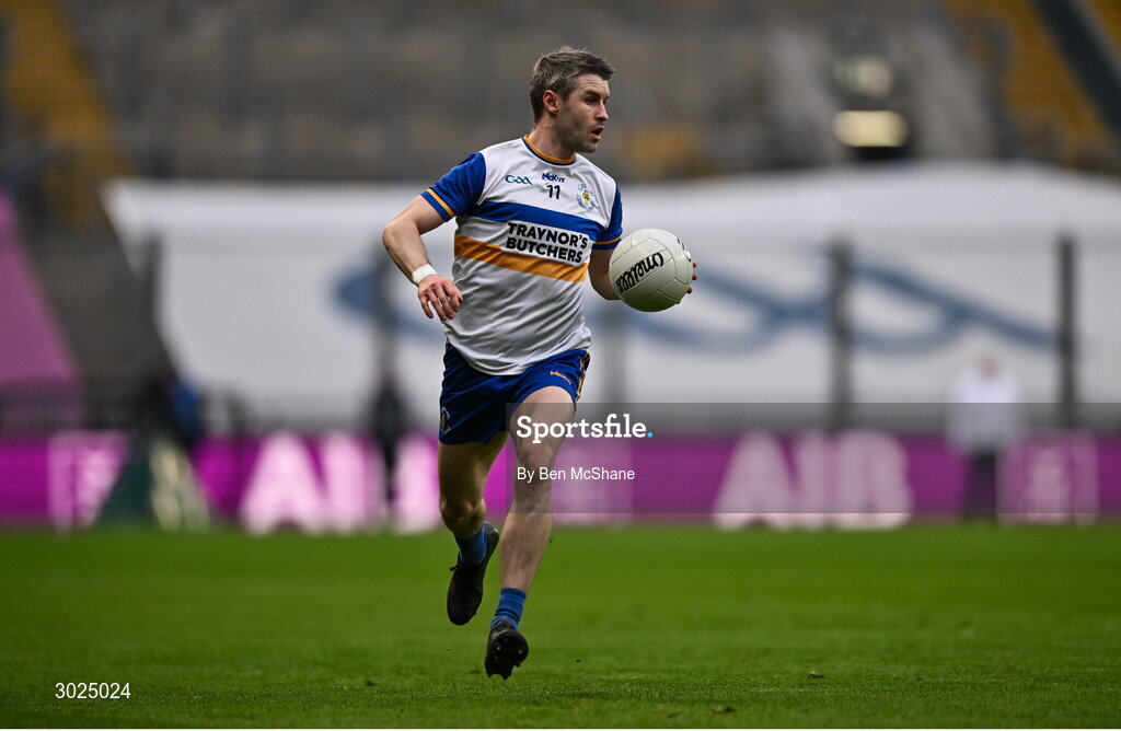19 January 2025; Thomas Canavan of Errigal Ciarán during the AIB GAA Football All-Ireland Senior Club Championship final match between Cuala and Errigal Ciarán at Croke Park in Dublin. Photo by Ben McShane/Sportsfile