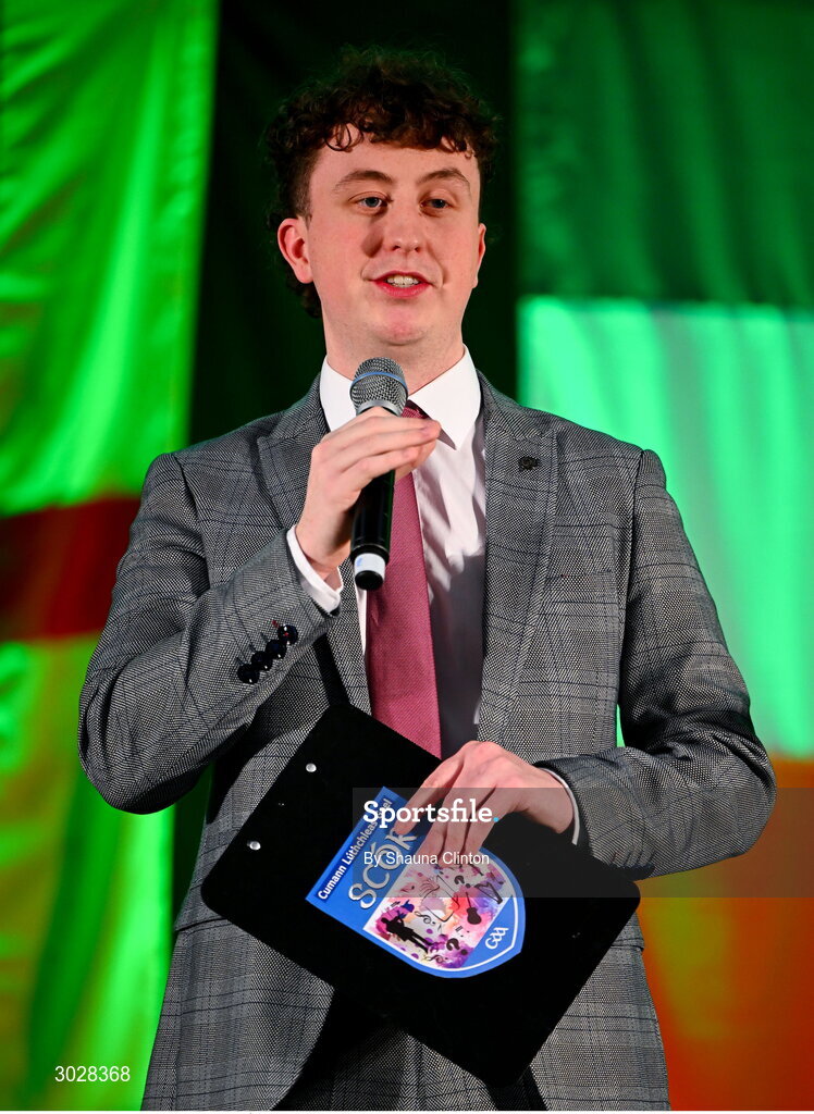 25 January 2025; Fear an Tí Ethan Mac Né during the Scór na nÓg 2024-25 All-Ireland Finals at the Hillgrove Hotel, Monaghan. Photo by Shauna Clinton/Sportsfile
