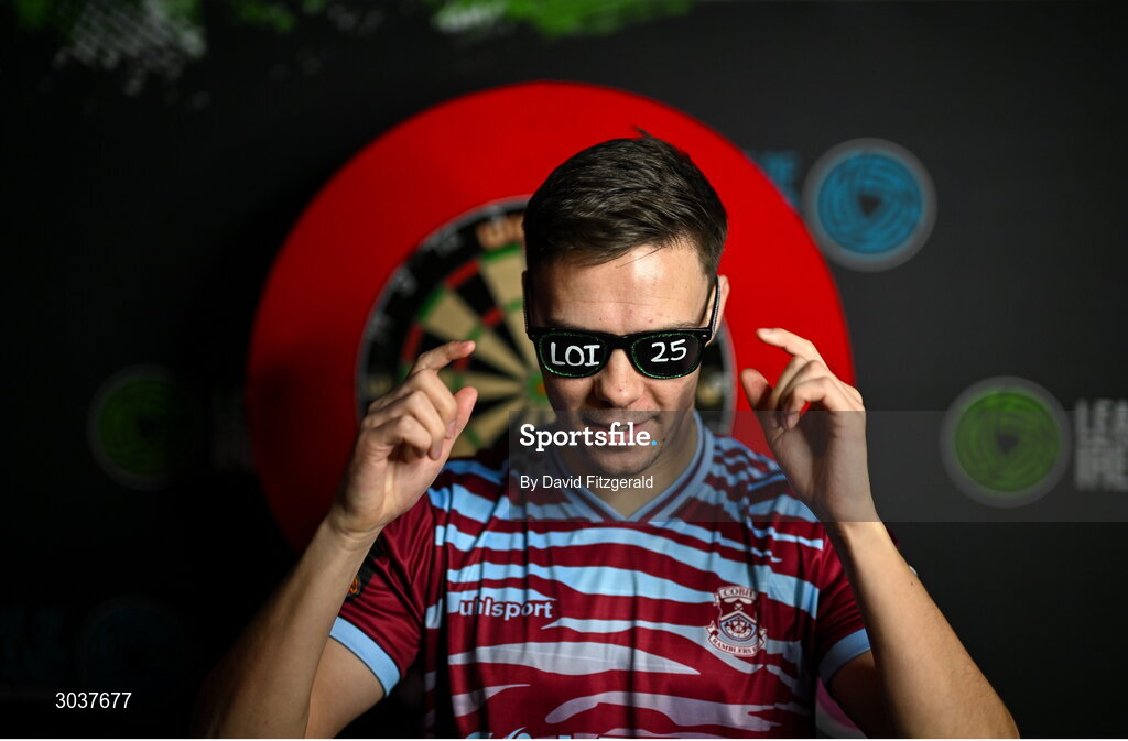 5 February 2025; Cian Coleman of Cobh Ramblers during the SSE Airtricity Men’s Premier Division, SSE Airtricity Men’s First Division and SSE Airtricity Women’s Premier Division Launch 2025 at Mansion House in Dublin. Photo by David Fitzgerald/Sportsfile