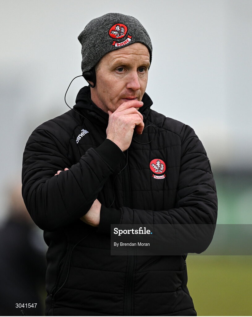 9 February 2025; Derry manager Johnny McGarvey during the Allianz Hurling League Division 2 match between Kerry and Derry at Austin Stack Park in Tralee, Kerry. Photo by Brendan Moran/Sportsfile