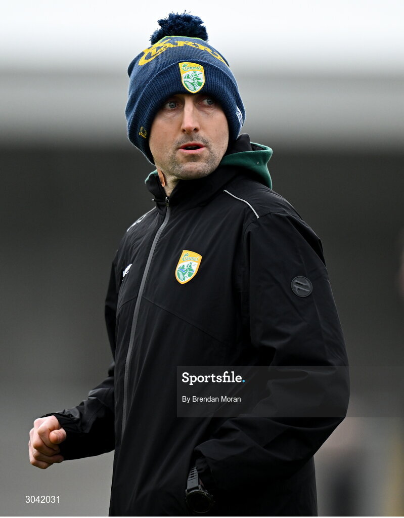 9 February 2025; Kerry manager John Griffin during the Allianz Hurling League Division 2 match between Kerry and Derry at Austin Stack Park in Tralee, Kerry. Photo by Brendan Moran/Sportsfile